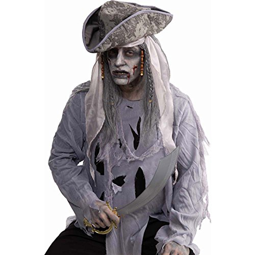 RubiesForum Novelties Men's Zombie Pirate Wig