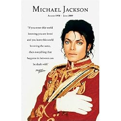 Michael Jackson - Birth and Death Quote - 11 x 17 Poster