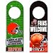 NFL Cleveland Browns Wood Door Hanger