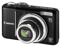 Canon PowerShot A2100 IS (12 Megapixel, 6-fach opt. Zoom, 7,6 cm (3 Zoll) Display) Black