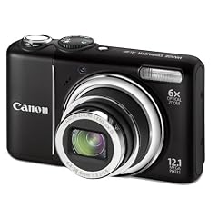 Canon PowerShot A2100 IS Digitalkamera (12 Megapixel, 6-fach opt. Zoom, 7,6 cm (3 Zoll) Display) Black