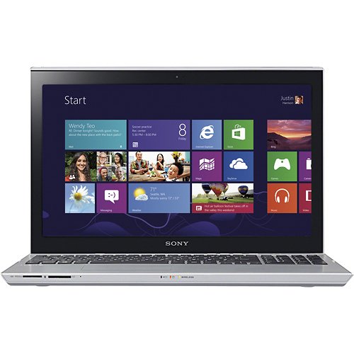 Sony SVT15115CXS Vaio T Series Ultrabook 15.5" Touch-screen Laptop - 8gb Memory - Silver Mist On Sale
