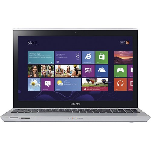 Sony SVT15115CXS Vaio T Series Ultrabook 15 5 Touch-screen Laptop - 8gb Memory - Silver MistB00BSLATA6 : image