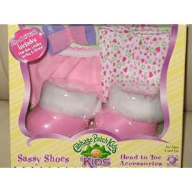 Cabbage Patch Kids Sassy Shoes Head to Toe Accessories Pink Clogs by Cabbage Patch Kids