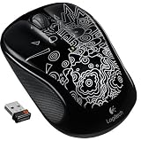 Logitech Wireless Mouse M325 with Designed-for-Web Scrolling - Black Topography (910-002965)