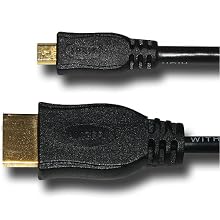 Amzer Micro HDMI High Speed Male to HDMI Male Cable for HTC EVO 4G (5 Feet)