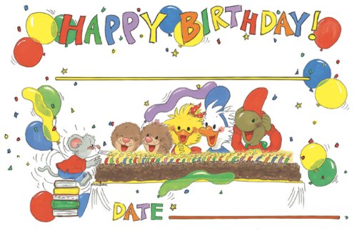 Eureka Suzy's Zoo Birthday Recognition Awards (844700) - DISCONTINUED by Manufacturer