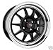 A Set Of 4 DR Wheel Project 16 GT3 16 Inch Light Weight Alloy Wheel Rim - Black