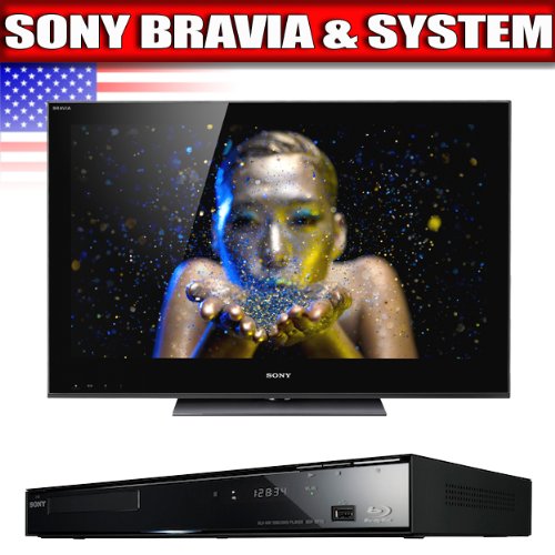Sony KDL40NX700 40-inch 1080p 120Hz LED Edge-lit LCD HDTV + Sony BDP-S370 Blu-ray Disc Player