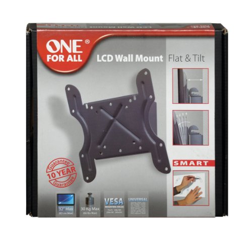One For All SV 3310 Wandhalterung f&uuml;r 81.3 cm (32 Zoll) LCD-Fernseher, Flat/Tilt, VESA 200x200