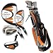 Intech Lancer Junior Golf Set, (Left-Handed, Age 8 to 12, 17.5 degree Driver, 4/5 Hybrid Iron, Wide Sole 7 and 9 irons, Junior Putter, Deluxe Stand Bag)