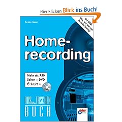 Homerecording, Das bhv Taschenbuch, m. DVD