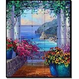 Amalfi Coast Overlook by Mikki Senkarik...