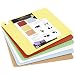 San Jamar CB1824KC 6 Piece Cut-N-Carry Co-Polymer Board System Set with Color Coding Chart, 24" Length x 18" Width x 1/2" Thick