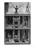 Cross-Section to Show How the Clown Appears on the Stage Giclee Poster Print, 18x24