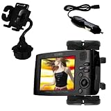 Coby PMP-3521 Car Cup Holder with Car Charger - Uses Gomadic TipExchange