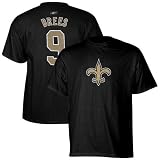 Reebok New Orleans Saints Drew Brees Name & Number T-Shirt