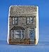 Porcelain China Collectable Thimble - Miniature House Shape - Terrace House