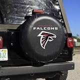 NFL Atlanta Falcons Black Logo Tire Cover