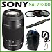 Sony Alpha SAL75300 75-300mm f/4.5-5.6 Compact Super Telephoto Zoom Lens for Sony Alpha Digital SLR Cameras + Accessory Kit