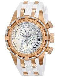 Invicta Womens 6951 Reserve Collection Bolt Chronograph White Polyurethane Watch