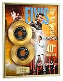 Elvis Presley "40th Anniversary of the '68 Special" framed gold record