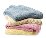 Gaiam Organic Cotton Patchwork Baby Blanket - Blue