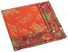 Kitchen & Housewares : Caspari Marrakesh Paper Cocktail Napkin Package in a Gift Box, Spice