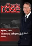 Charlie Rose with Bob Costas; Marvin Miller; Bonnie Hunt; David Duchovny (April 6, 2000)