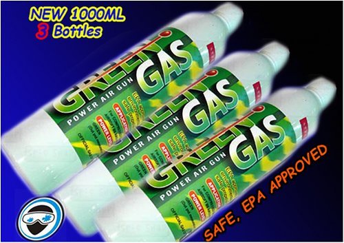 Airsoft Green Gas (3) Massive Cans 1000ML Brand NEW!