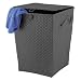 Kitchen & Housewares : Whitmor Laundry Hamper - Black