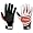 Franklin DH Batting Glove - Men's ( sz. XXL, White/Orange )