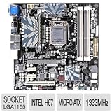 ECS LGA1155/ Intel H67/ SATA3&USB3.0/ A&2GbE/ MATX Motherboard, H67H2-M