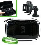 Garmin GPS Navigator CANDY GLOSS BLACK accessory, protective hard-shell portable carrying case with carabiner clip for Garmin GPS Navigator nüvi 670 Garmin Nuvi 265WT Garmin Nuvi 880 Garmin Nuvi 265WT Garmin nuvi 285WT Garmin Nuvi 780 Garmin Nuvi 850 4.3-Inch+ GPS windshield Mount!!+VG *LIVE*LAUGH*LOVE* Wrist Band