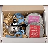 ステンレスティーポットと紅茶のギフトＢＯＸ（10セット入り）の画像