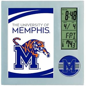 NCAA Memphis Tigers Digital Desk Clock