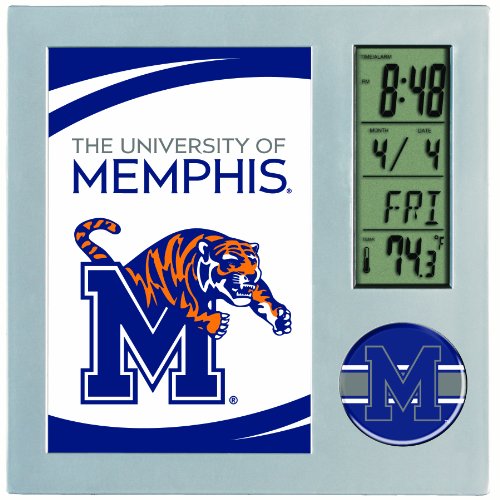 NCAA Memphis Tigers Digital Desk Clock