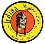 Husky Liners 00067 SignPast Indian Motorcycles Round Reproduction Vintage Sign