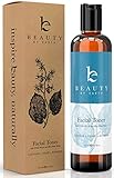 Facial Toner - Hydrating Face Toner - With Organic and Natural Ingredients with Witch Hazel & Rose Water - Reduce Puffiness & Redness, Use As Makeup Remover and Astringent - Made in USA 8.5oz