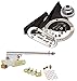 American Shifter 342563 Shifter Kit (6" C 6" E Brake Cable Trim Kit For C7F5C)