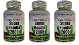 2000 mg Time Release HIGH POTENCY Super Hoodia 2000 Weight loss pills Appetite Suppressant 100% pure Hoodia Gordinii diet pills 180 pills 3 Months