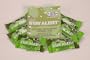 STAY ALERT Military Caffeine Energy Gum - SPEARMINT - 6 PACK (6 packs, 5 pcs per pack) - 100 mg caffeine per piece