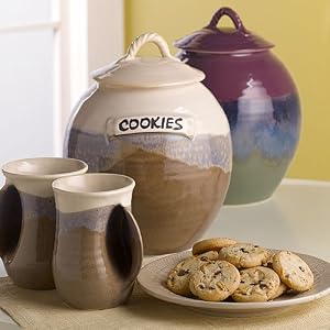 Clay Cookie Jar by