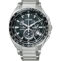 [シチズン]CITIZEN 腕時計 ATTESA アテッサ Eco-Drive エコ・ドライブ 電波時計 ワールドタイム クロノグラフ ジェットセッター ダイレクトフライト ATD53-3081 メンズ