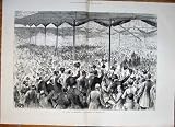 Bright Birmingham Bingley Hall Mass Meeting Print 1883