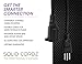 PREMIUM 2 Pack 10 Foot Extension Cords by Solid Cordz - Lifetime Warranty!