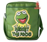 Kermit Portrait Logoshirt Tasche hoch -light olive