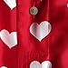Red Silk Heart Boxers 2.0 by Royal Silk® - Love You Valentine Special - Men's XL (37-38