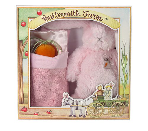 Child to Cherish Buttermilk Farm Small Basket in Pink