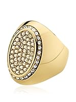 Dyrberg/Kern Anillo Crystal (Dorado / Transparente)